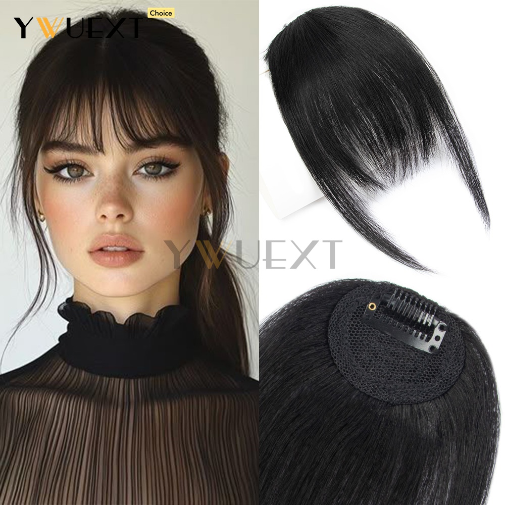 Women Accessories Clearance - Doczepiane grzywki z naturalnych włosów, proste,