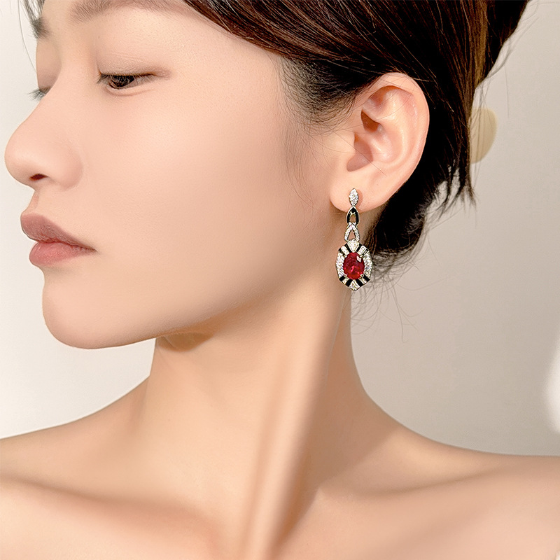Women Jewelry Accessories For Black Dress - Kolczyki wiszące w stylu Art Deco