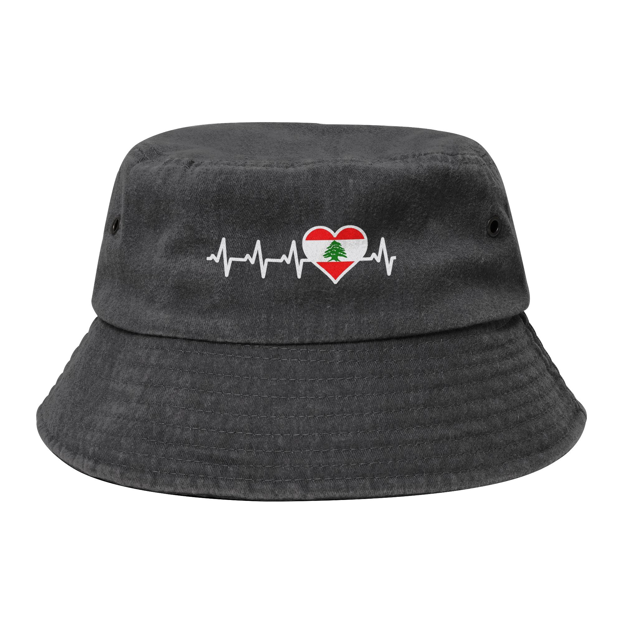 Women Accessories Lebanon - Czapka typu bucket hat z flagą