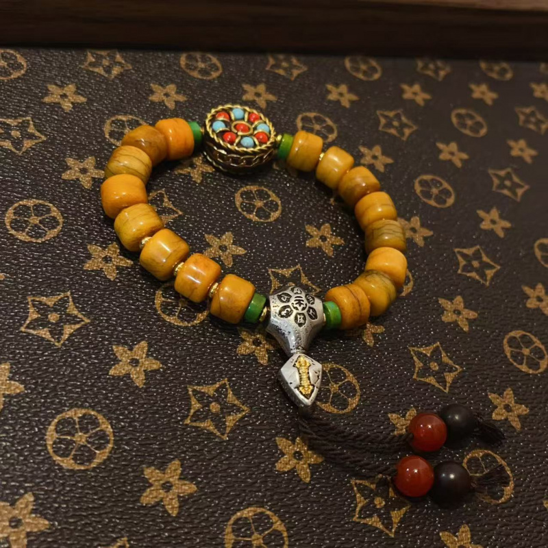 Women Accessories Nepal - Yak Bone Dopasowane bransoletki Nepal Mężczyźni