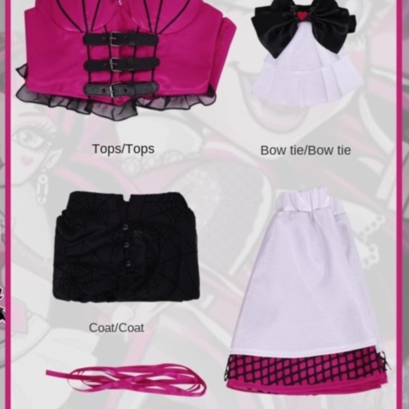 Women'S Vampire Accessories - Kostiumy Cosplay Anime Vampir Draculaura, Strój