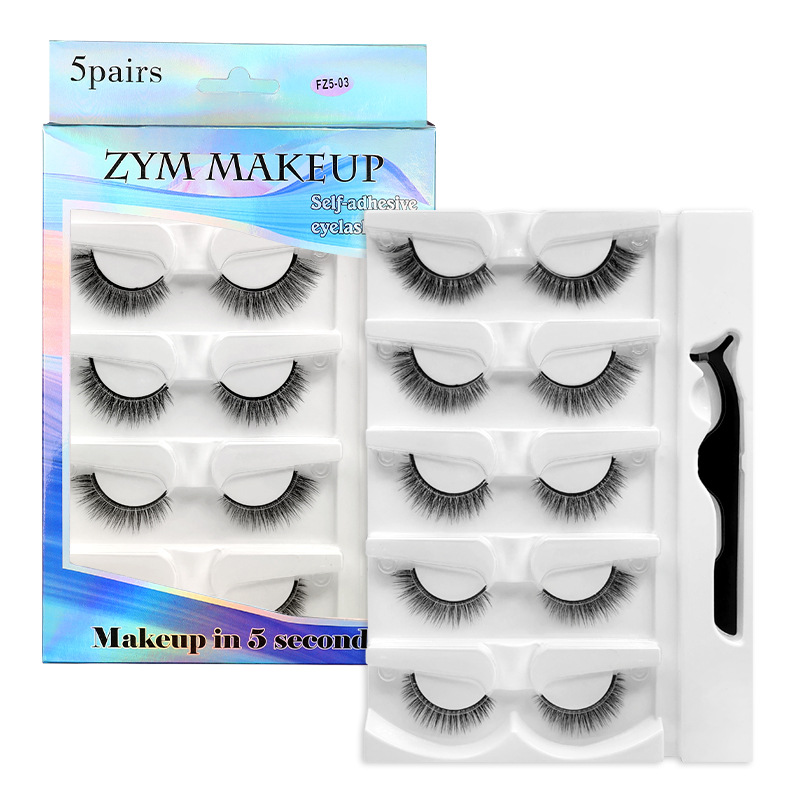 Women Accessories Clearance - 5 Par Samoprzylepnych Rzęs Bez Kleju