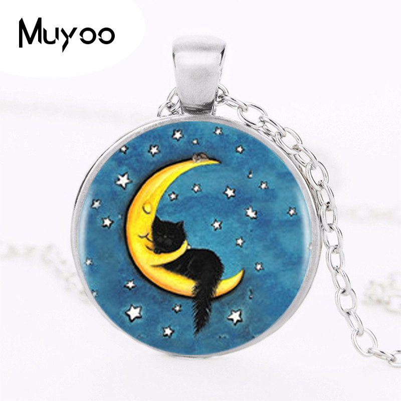 Czarny kot naszyjnik z Logo na – Women Jewelry Accessories For Black Dress recenzja i cena