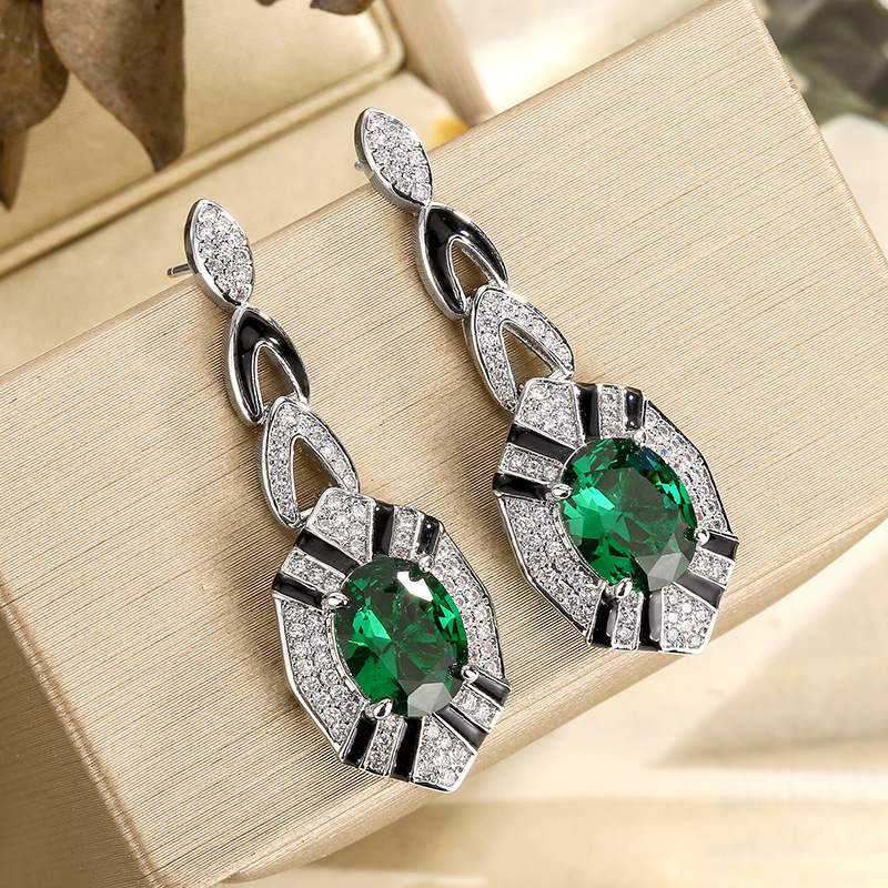 Kolczyki wiszące w stylu Art D – Women Jewelry Accessories For Black Dress recenzja i cena