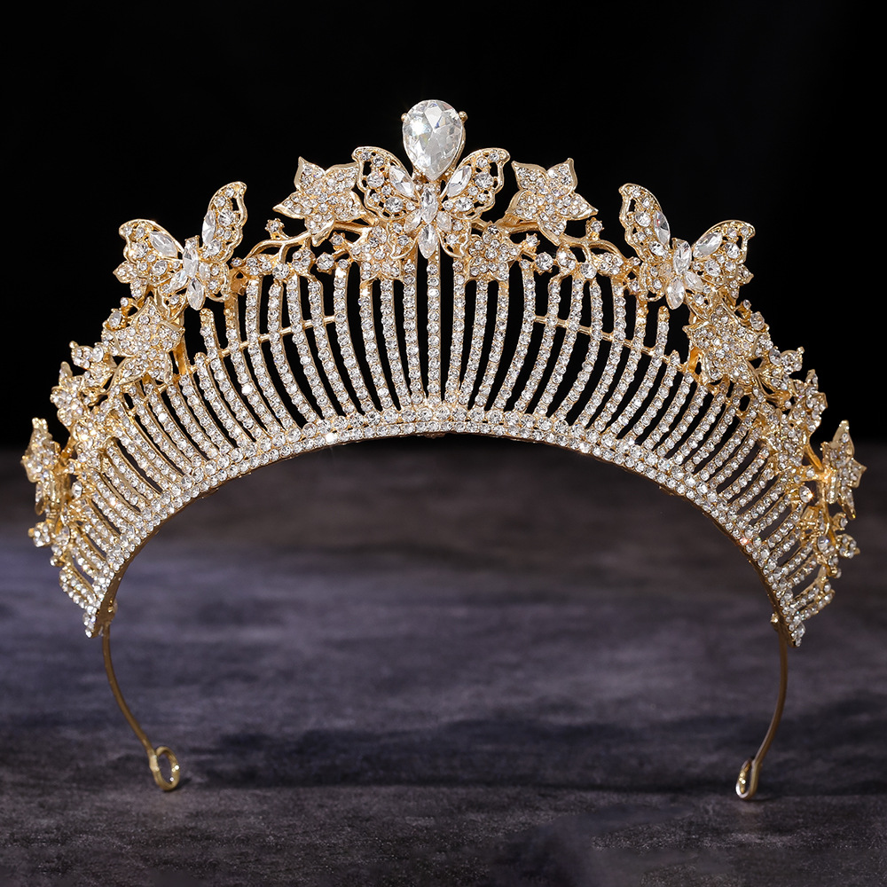 Aluminiowa korona lotosu jako  – Women'S Hair Accessories Wedding recenzja i cena