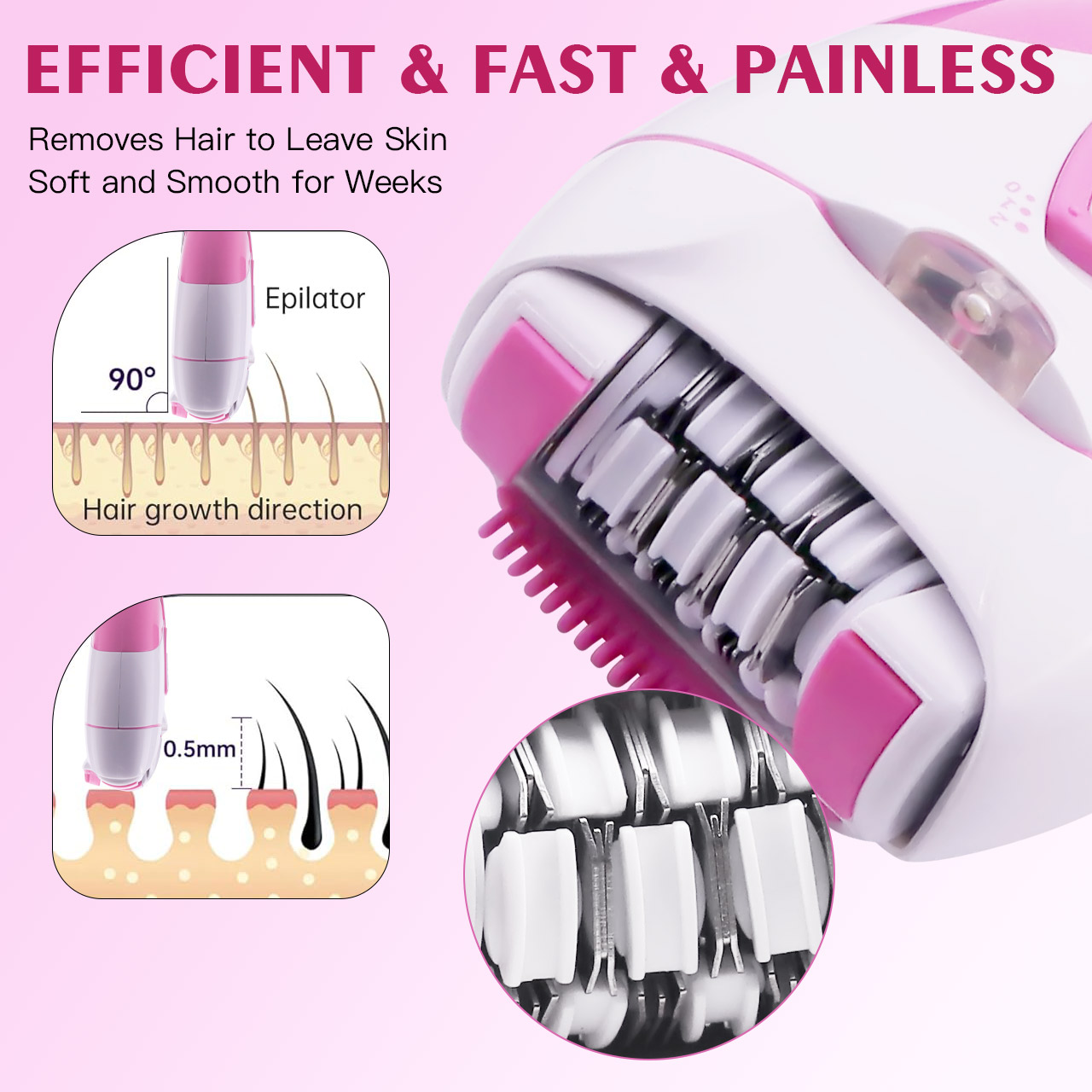 Elektryczny depilator Hatteker – Women Accessories Clearance recenzja i cena
