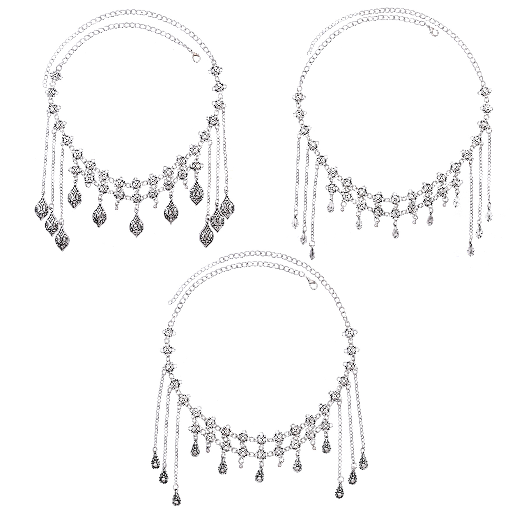 Vintage Srebrny Stop Długi Łań – Women Accessories Nepal recenzja i cena