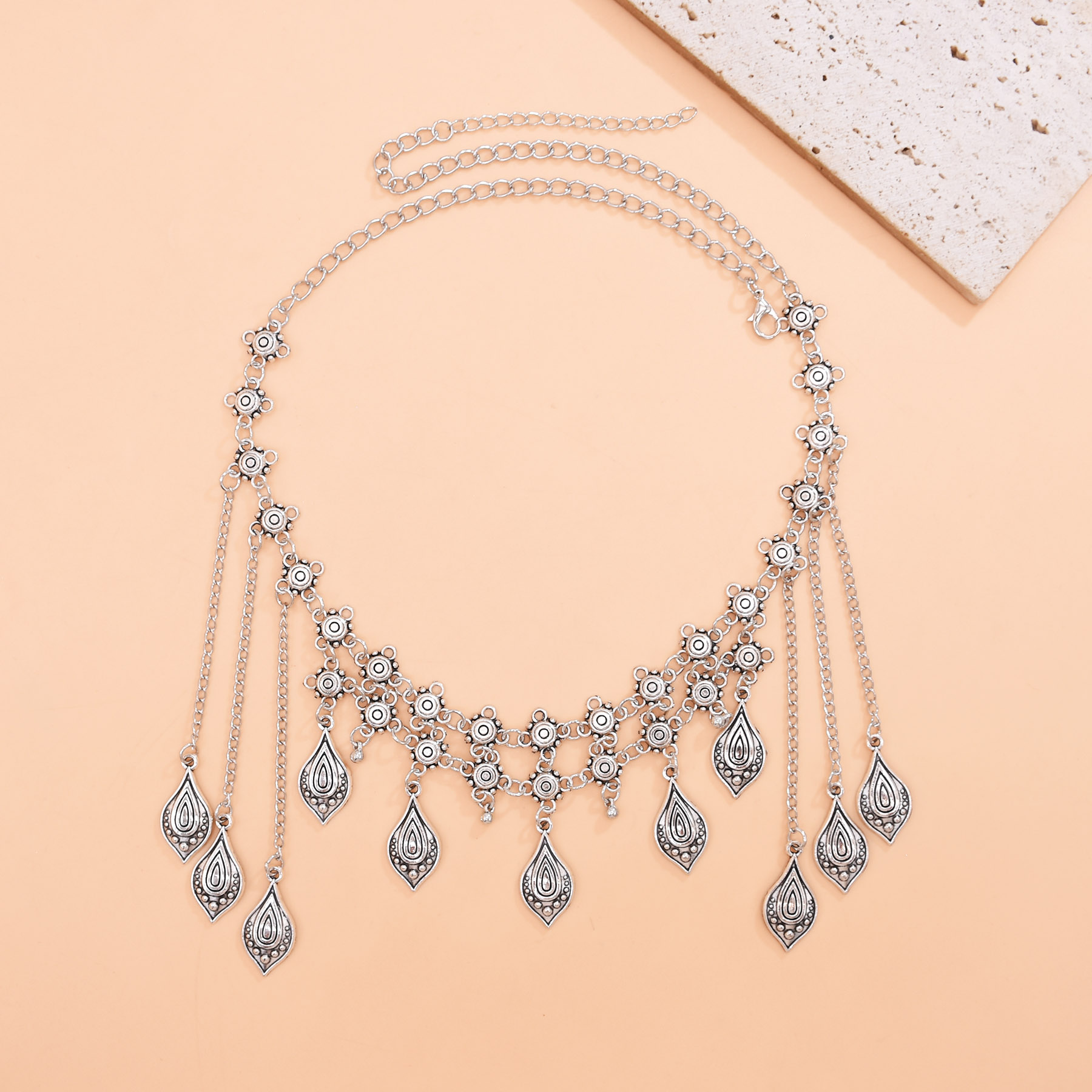 Vintage Srebrny Stop Długi Łań – Women Accessories Nepal recenzja i cena