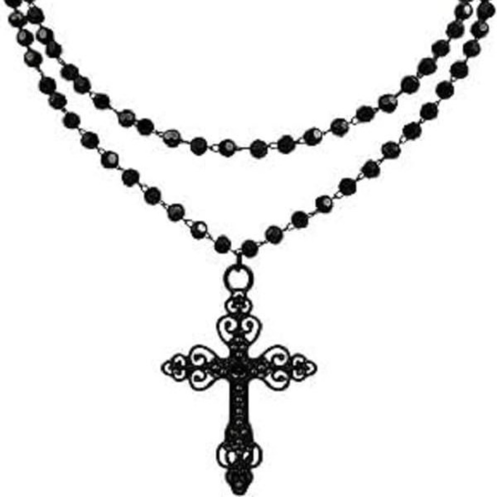 Naszyjnik damski z czarnymi ko – Women'S Vampire Accessories recenzja i cena