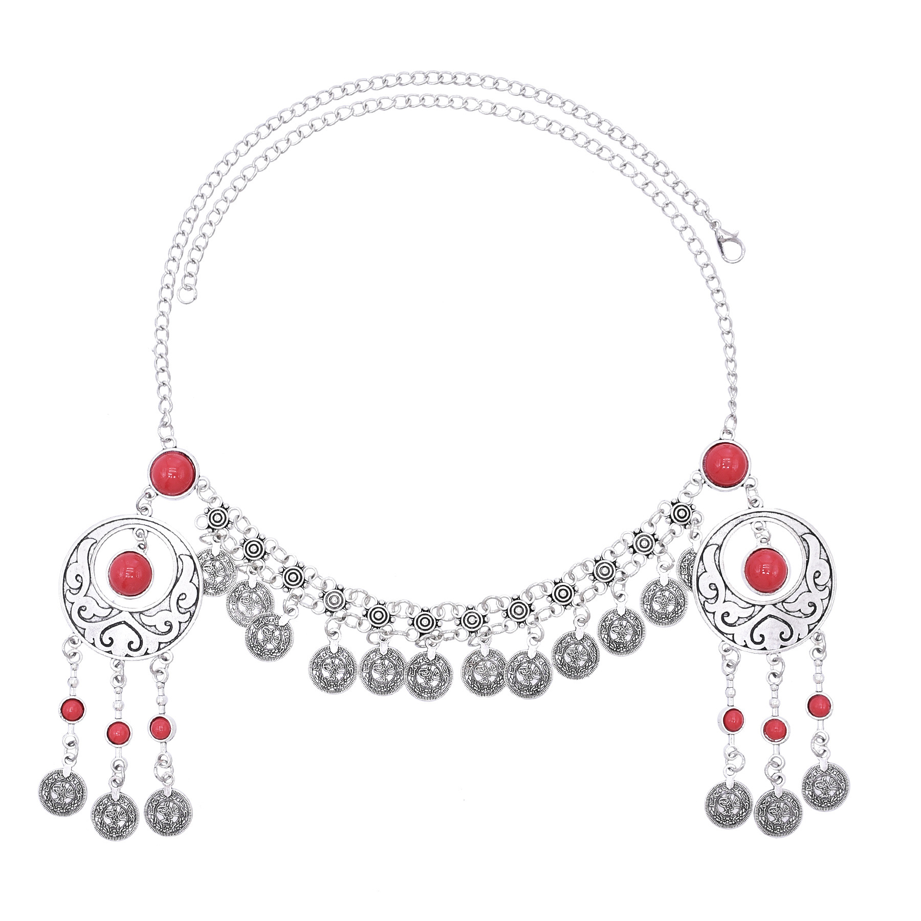 Vintage Srebrny Kolor Turkusow – Women Accessories Nepal recenzja i cena