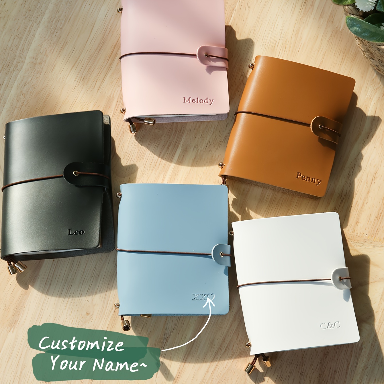 Personalizowany, tłoczony, skó – Women Accessories Business Name recenzja i cena