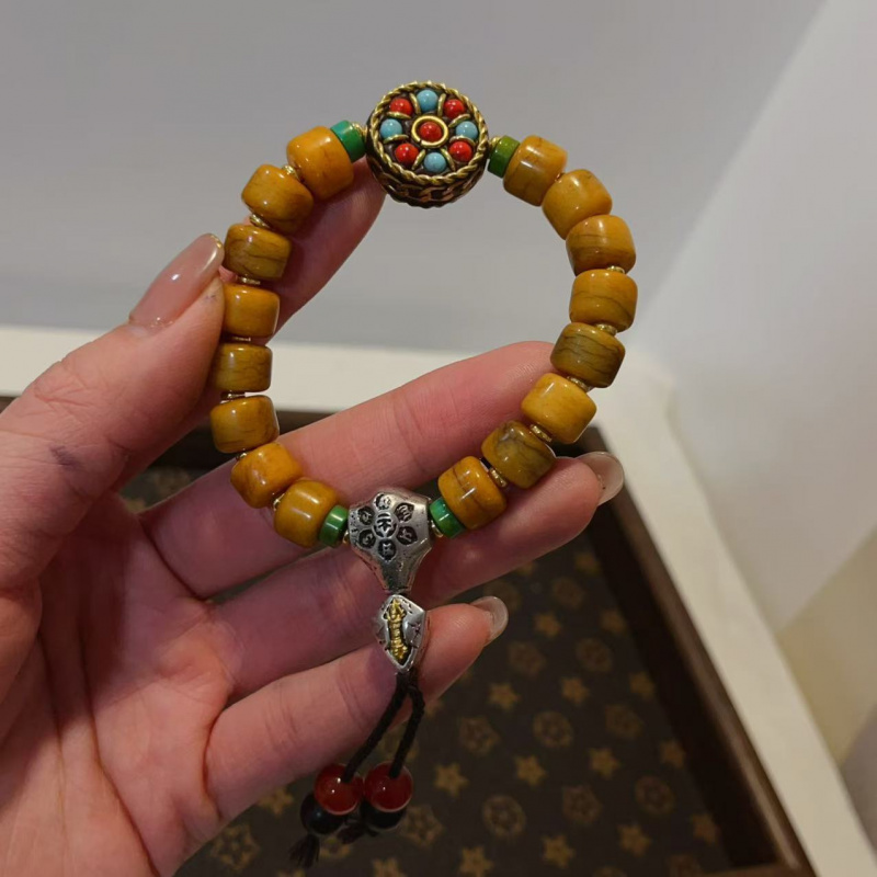Yak Bone Dopasowane bransoletk – Women Accessories Nepal recenzja i cena