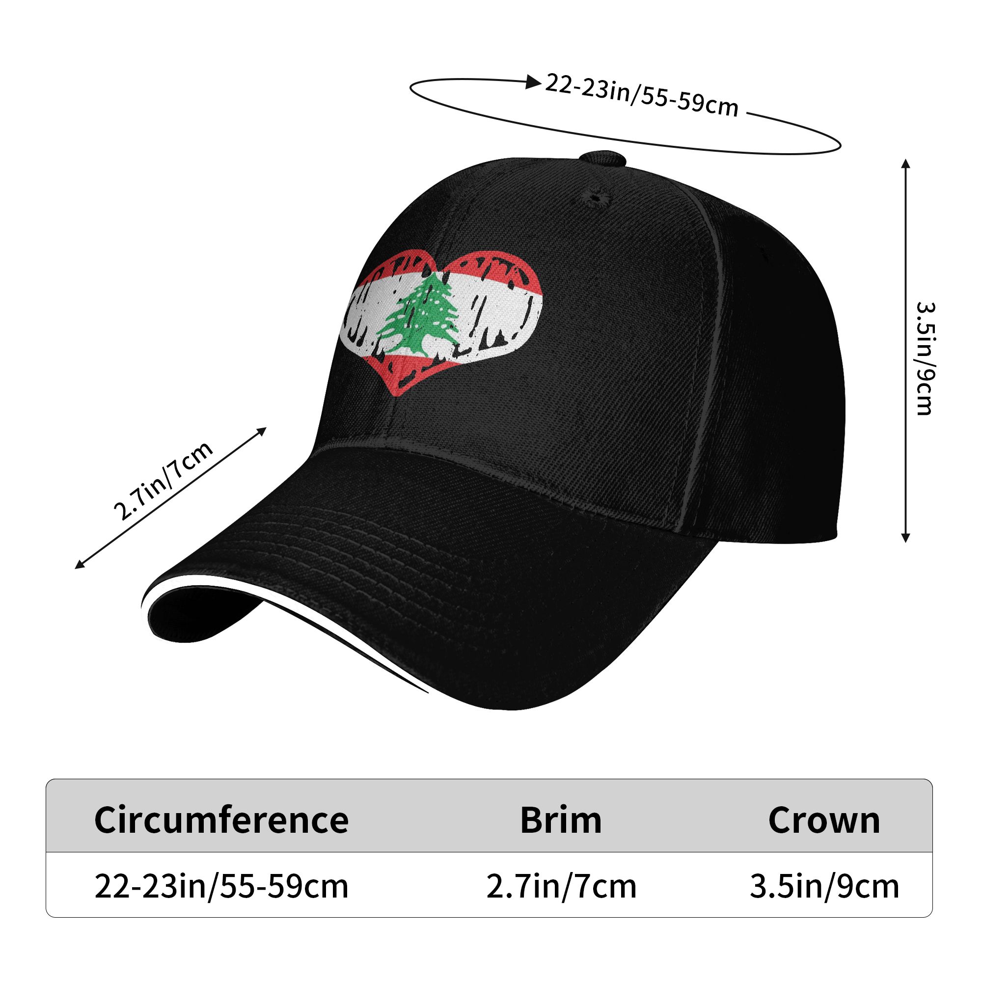 Czapka z daszkiem z flagą Liba – Women Accessories Lebanon recenzja i cena