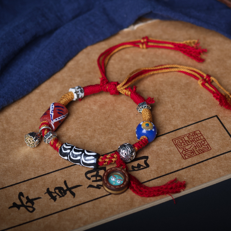 Tibetskie ozdoby - plecione ak – Women Accessories Nepal recenzja i cena