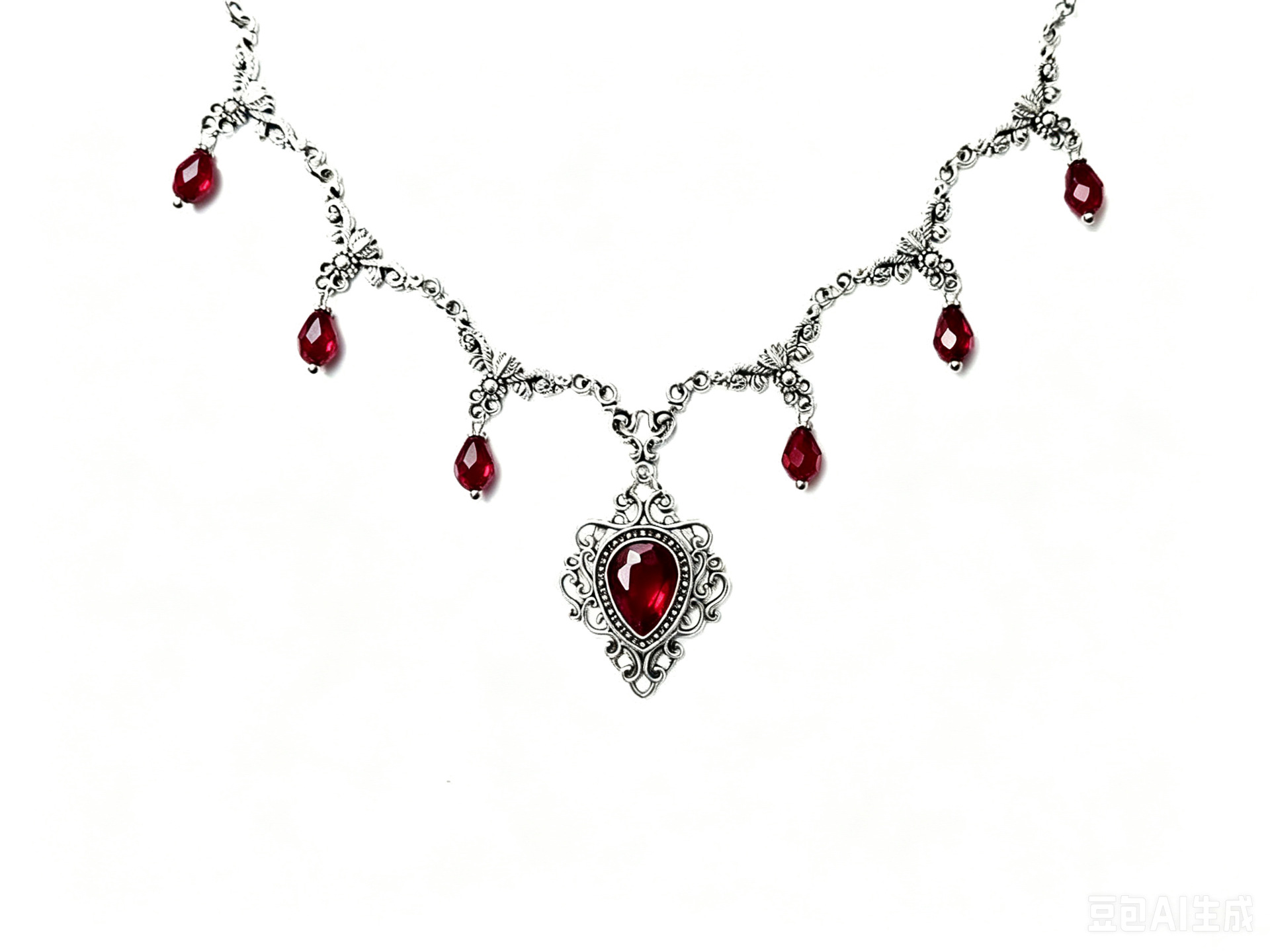 Wiktoriański haftowany choker, – Women'S Vampire Accessories recenzja i cena