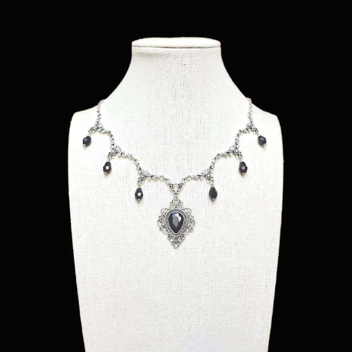 Wiktoriański haftowany choker, – Women'S Vampire Accessories recenzja i cena